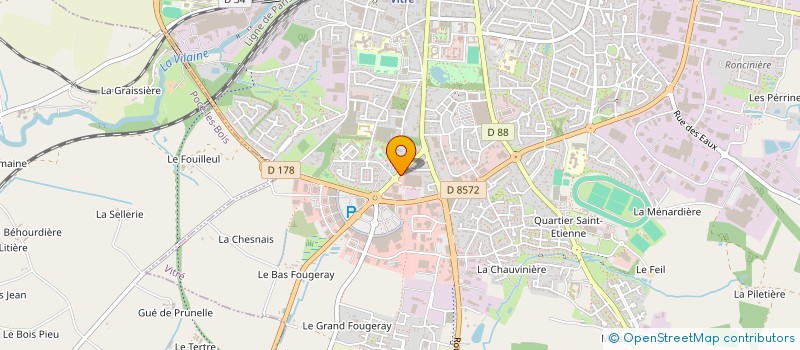 localisation de l'entreprise MUDRA HOLDING à VITRE