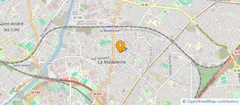 localisation de l'entreprise MUDRA-STAR à LA MADELEINE