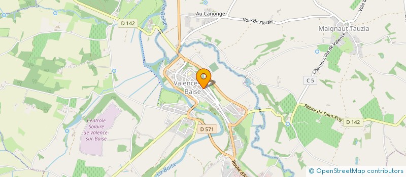 localisation de l'entreprise MUDYC  VALENCE-SUR-BAISE