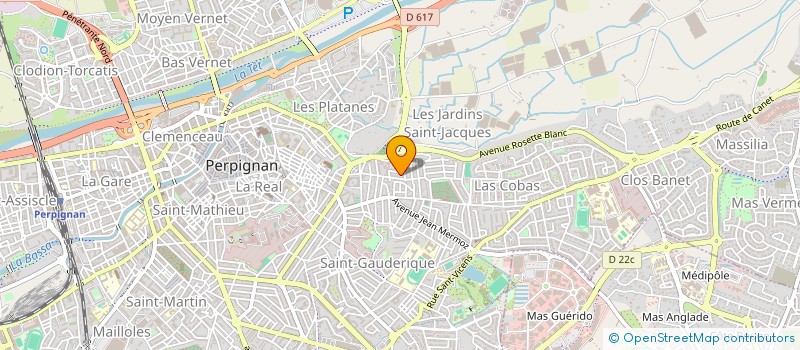 localisation de l'entreprise MUEVETE 66  PERPIGNAN