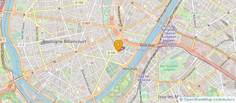 localisation de l'entreprise MUFFIN à BOULOGNE-BILLANCOURT