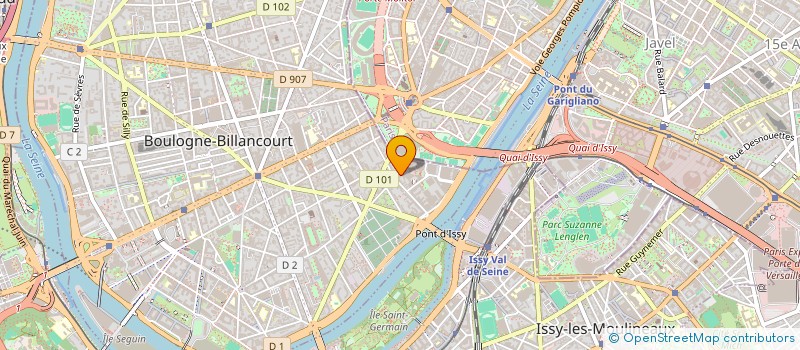 localisation de l'entreprise MUFFIN.TV  BOULOGNE-BILLANCOURT