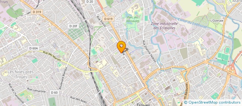localisation de l'entreprise MUFFLE&CO à TROYES