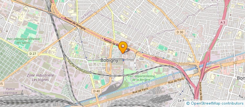 localisation de l'entreprise MUFINA à BOBIGNY
