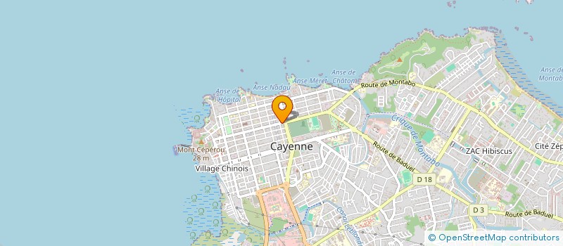 localisation de l'entreprise MUFRE à CAYENNE