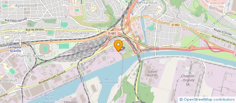 localisation de l'entreprise MUG à LE HAVRE