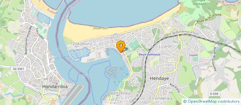 localisation de l'entreprise MUGA CONSULTING à HENDAYE