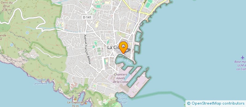 localisation de l'entreprise MUGEL 123  LA CIOTAT