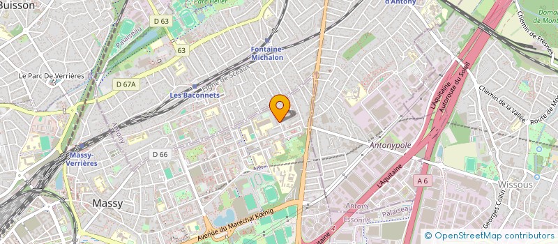 localisation de l'entreprise MUGEN à MASSY