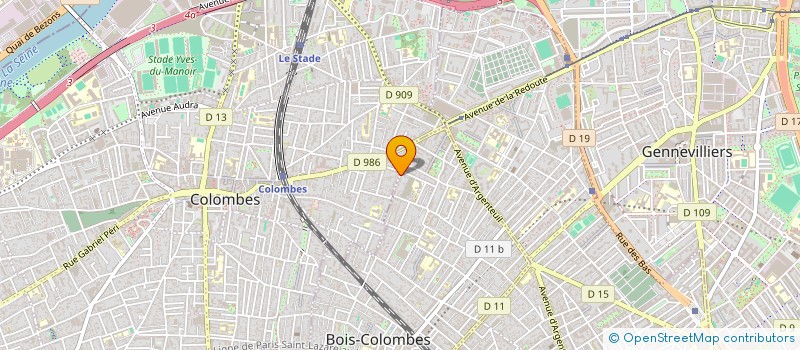 localisation de l'entreprise MUGENDAI  COLOMBES