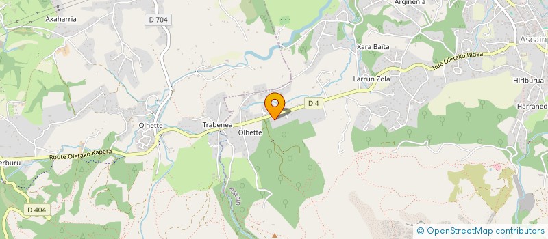 localisation de l'entreprise MUGI  ASCAIN