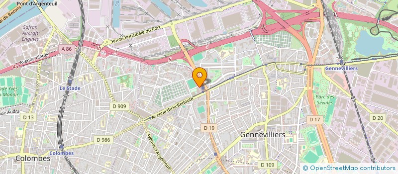 localisation de l'entreprise MUGIEVENTS à ASNIERES-SUR-SEINE