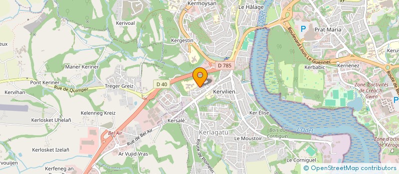 localisation de l'entreprise MUGIWARA à QUIMPER