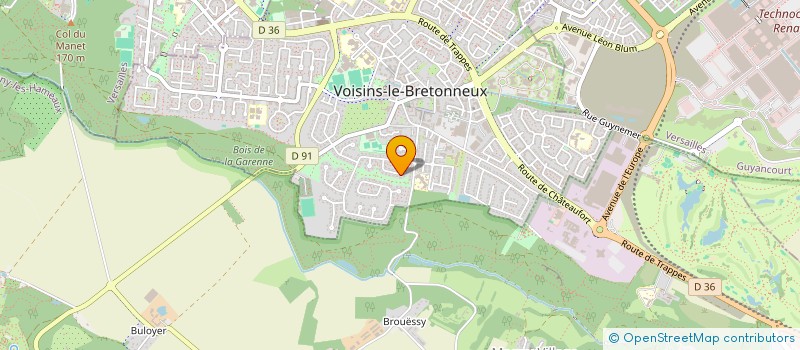 localisation de l'entreprise MUGIWARA à VOISINS-LE-BRETONNEUX