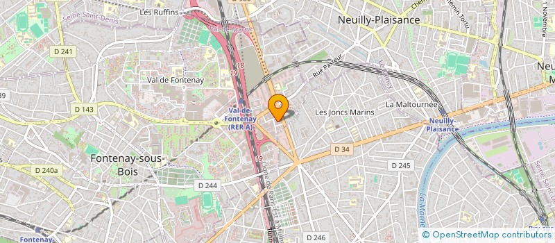 localisation de l'entreprise MUGNSOFT à FONTENAY-SOUS-BOIS