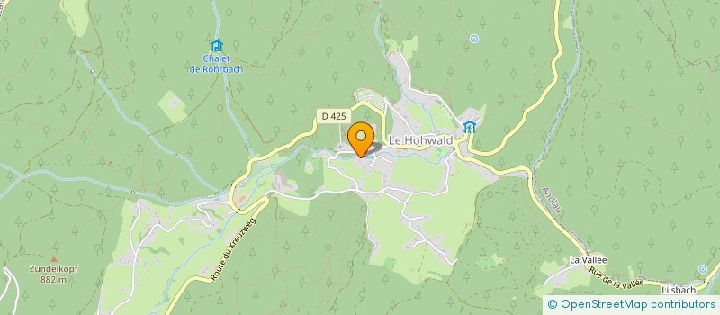 localisation de l'entreprise MUGUET  LE HOHWALD