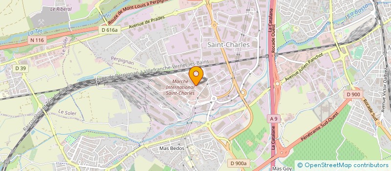 localisation de l'entreprise MUGUI SA à PERPIGNAN