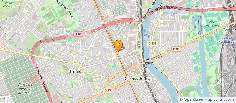 localisation de l'entreprise MUHAMMAD SIBY CONSULTING à CHOISY-LE-ROI