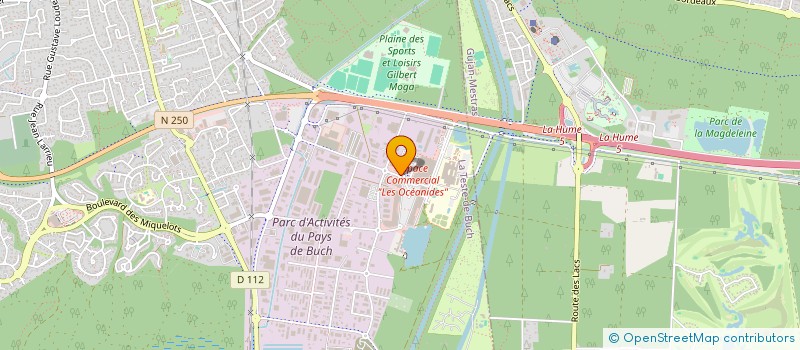 localisation de l'entreprise MUHR ET MAGNIN à LA TESTE-DE-BUCH