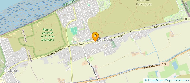 localisation de l'entreprise MUILLERT  BRAY-DUNES