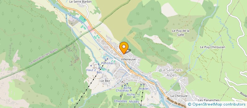 localisation de l'entreprise MUIR  LA SALLE-LES-ALPES