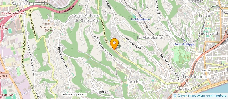 localisation de l'entreprise MUJAKO à NICE