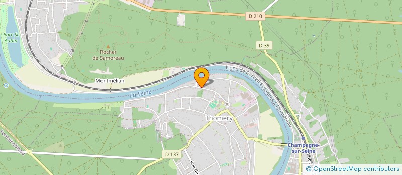 localisation de l'entreprise MUJU  THOMERY