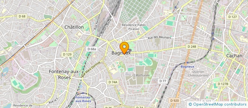localisation de l'entreprise MUKI BAGNEUX à BAGNEUX