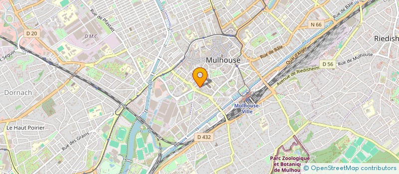 localisation de l'entreprise MUKRESH  MULHOUSE