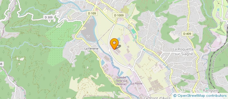 localisation de l'entreprise MUL ET CIE CARRIERE SABLE GRAV  LA ROQUETTE-SUR-SIAGNE