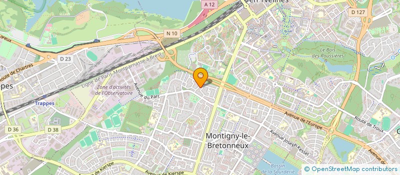 localisation de l'entreprise MULADO  MONTIGNY-LE-BRETONNEUX