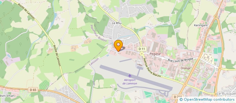 localisation de l'entreprise MULANN SA  LANNION