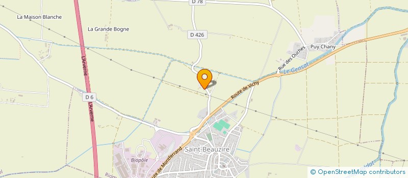 localisation de l'entreprise MULARD INVEST à SAINT-BEAUZIRE