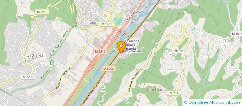 localisation de l'entreprise MULATTIERI - BOURNIQUEL  COLOMARS