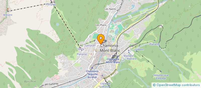 localisation de l'entreprise MULBERRY SUNDANCE  CHAMONIX-MONT-BLANC