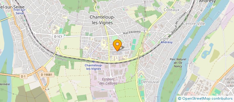 localisation de l'entreprise MULEDI AFRICA à CHANTELOUP-LES-VIGNES
