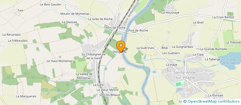 localisation de l'entreprise MULES ET UN CHEMINS  LANGON