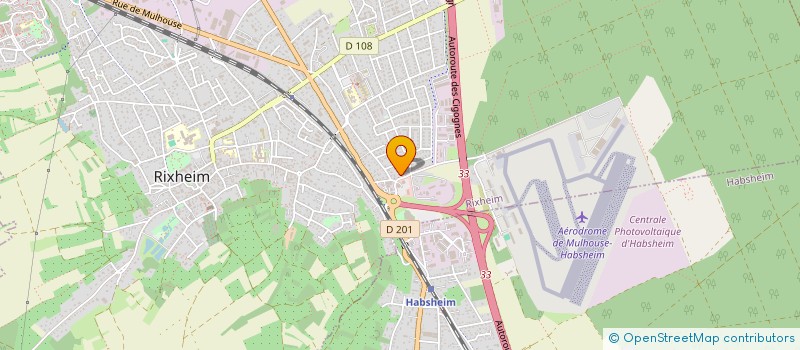 localisation de l'entreprise MULHOUSE AIR SERVICE à RIXHEIM