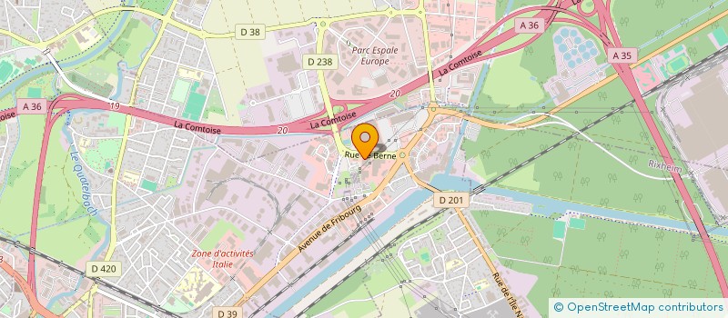 localisation de l'entreprise MULHOUSE DISTRIBUTION à ILLZACH
