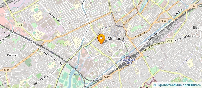 localisation de l'entreprise MULHOUSE OLYMPIQUE TRIATHLON 2000  MULHOUSE