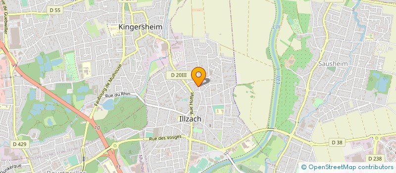 localisation de l'entreprise MULHOUSE TORBALL CLUB  ILLZACH