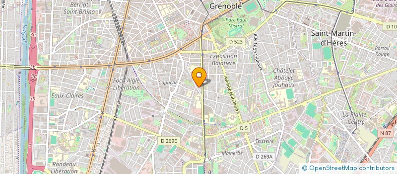 localisation de l'entreprise MULHOUSIENNE DE SIEGES EXPANSION MUSIEX à GRENOBLE