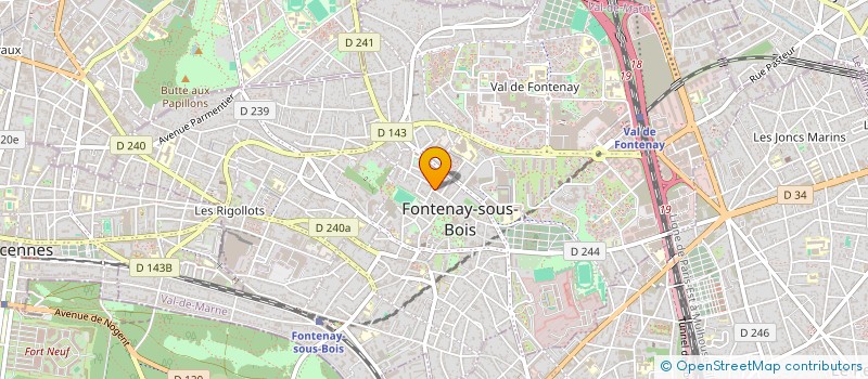 localisation de l'entreprise MULIERIS à FONTENAY-SOUS-BOIS