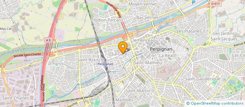 localisation de l'entreprise MULLATRANS FRANCE  PERPIGNAN