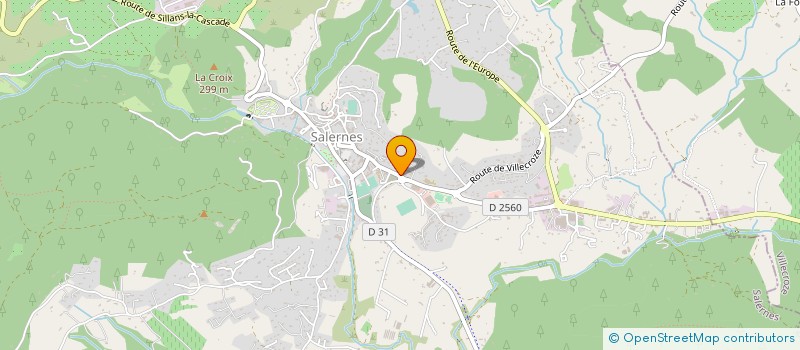 localisation de l'entreprise MULLER  SALERNES