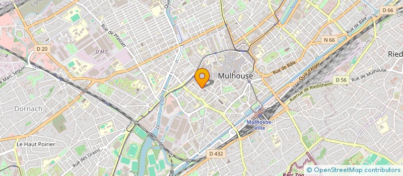 localisation de l'entreprise MULLER ANDRE ET CARROT MICHEL  MULHOUSE