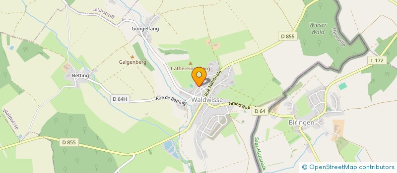 localisation de l'entreprise MULLER BURGARD LMNP  WALDWISSE