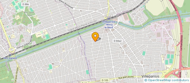 localisation de l'entreprise MULLER ET FILS à VILLEPARISIS