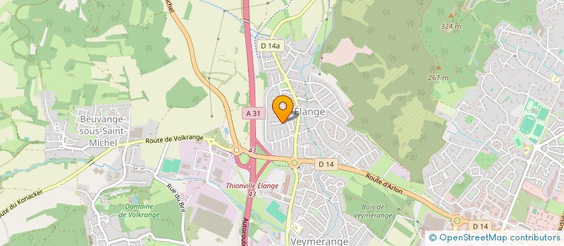 localisation de l'entreprise MULLER ET FRERES à THIONVILLE