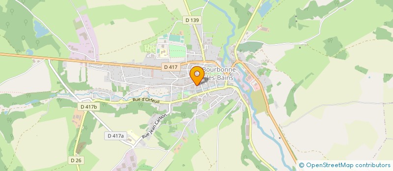 localisation de l'entreprise MULLER FREDERIQUE à BOURBONNE-LES-BAINS